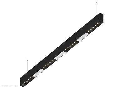 Подвесной светодиодный светильник 1м 24Вт 48° Donolux Eye-line DL18515S121B24.48.1000BW