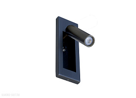 Встраиваемый светодиодный светильник Donolux Boston DL18436/J Black
