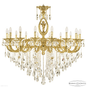 Большая хрустальная люстра Bohemia IVELE Crystal Florence 71401/16/360 B G FA10B