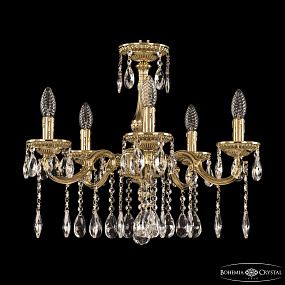 Подвесная хрустальная люстра Bohemia Ivele Crystal 75101/5/175 A G