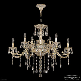 Большая хрустальная люстра Bohemia IVELE Crystal 70123/10/320 B GW U1