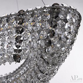 Хрустальная подвесная светодиодная люстра APL LED Sicilia SH509.0.70.R.Ni.4000.Clear.731