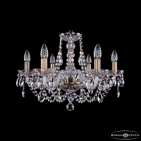 Хрустальная подвесная люстра Bohemia IVELE Crystal 1406/6/195/Pa