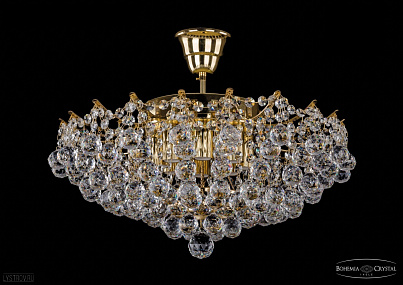 Хрустальная потолочная люстра Bohemia IVELE Crystal 7331/50/G
