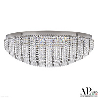 Хрустальная потолочная светодиодная люстра APL LED Sicilia SH508.2.80.R.Ni.4000.Clear.731