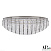 Хрустальная потолочная светодиодная люстра APL LED Sicilia SH508.2.80.R.Ni.4000.Clear.731