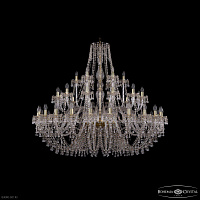Большая хрустальная люстра Bohemia IVELE Crystal 1410/24+12+6/530 G V0300
