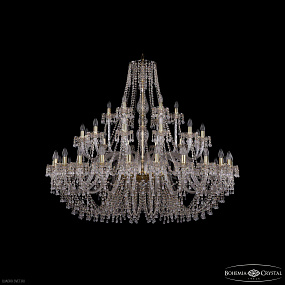 Большая хрустальная люстра Bohemia IVELE Crystal 1410/24+12+6/530 G V0300