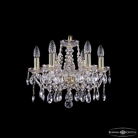 Хрустальная подвесная люстра Bohemia IVELE Crystal 1413/6/141/G