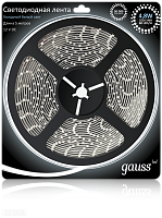 Светодиодная лента GAUSS 4.8 Вт/м 3528 SMD 6500K