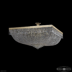 Большая хрустальная люстра Bohemia IVELE Crystal 19272/100IV G