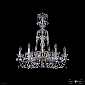 Хрустальная подвесная люстра Bohemia IVELE Crystal 1402/6/240/XL-73 G