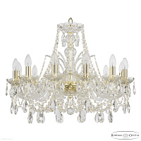 Хрустальная подвесная люстра Bohemia IVELE Crystal 105/12/240 G