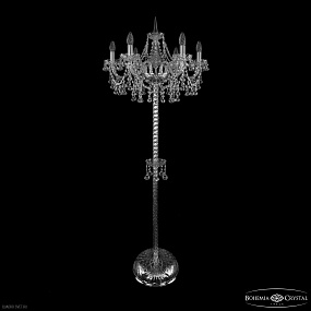 Хрустальный торшер Bohemia IVELE Crystal 1409T2/6/195-160 Ni