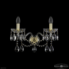 Бра с хрусталем Bohemia IVELE Crystal 1413B/2/200/XL G