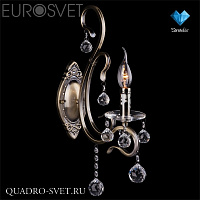 Бра EUROSVET 12505 12505/1 античная бронза Strotskis