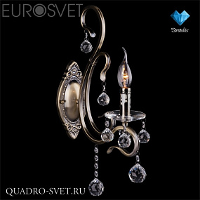 Бра EUROSVET 12505 12505/1 античная бронза Strotskis