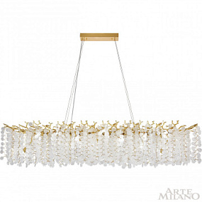 Большая хрустальная люстра Arte Milano 230011/L1500/16/C Gd