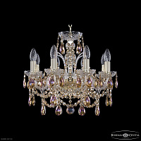 Хрустальная подвесная люстра Bohemia IVELE Crystal 1411/8/141 G R777