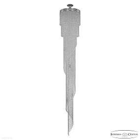 Каскадная хрустальная люстра Bohemia IVELE Crystal 83111/40IV-250 Ni