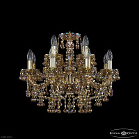 Хрустальная подвесная люстра Bohemia IVELE Crystal 1409/8+4/195 G M777