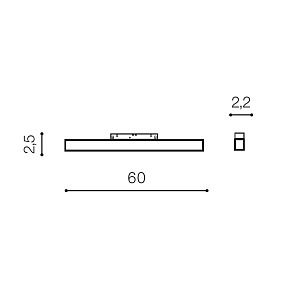 Трековый LED светильник для магнитного трека Azzardo Saga Track Magnetic AZ4608