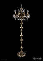 Литой торшер с хрусталем Bohemia IVELE Crystal 7000/8/125-134/A/GB