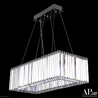 Хрустальная подвесная светодиодная люстра APL LED Sicilia SH11.74.A.Gd.4000