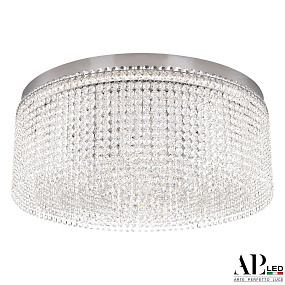 Хрустальная подвесная светодиодная люстра APL LED Sicilia SH13.60.A.Ni.3000.PK.Z