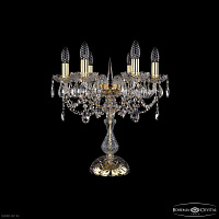 Настольная лампа с хрусталем Bohemia IVELE Crystal 1406L/6/141-47 G