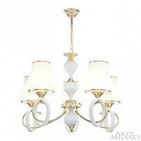 Подвесная люстра Arte Milano 302387/5 Wh/Gd