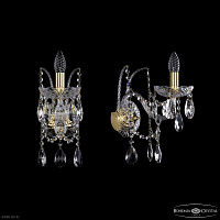 Бра с хрусталем Bohemia IVELE Crystal 1411B/1/195/XL G