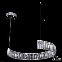 Хрустальная подвесная светодиодная люстра APL LED Sicilia SH23.60.A.Ni.4000.TK