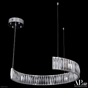 Хрустальная подвесная светодиодная люстра APL LED Sicilia SH23.60.A.Ni.4000.TK