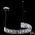 Хрустальная подвесная светодиодная люстра APL LED Sicilia SH23.60.A.Ni.4000.TK