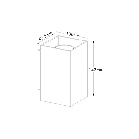 Бра Zumaline SANDY WL SQUARE 92697