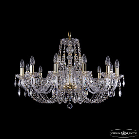 Хрустальная подвесная люстра Bohemia IVELE Crystal 1406/12/300/G
