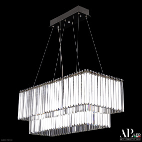Хрустальная подвесная светодиодная люстра APL LED Sicilia SH11.74.C.Gd.4000