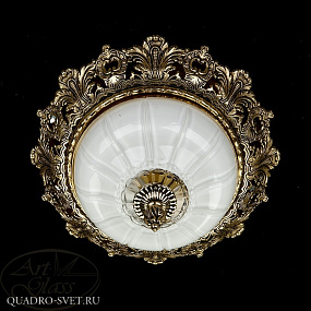 Люстра потолочная ARTGLASS SHARLEEN DIA 320 BRASS ANTIQUE