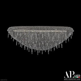 Хрустальная потолочная светодиодная люстра APL LED Rimini S505.0.80.B.4000