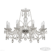 Хрустальная подвесная люстра Bohemia IVELE Crystal 105/8/240 Ni