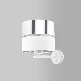 Бра с абажуром TK Lighting 4175 Hilton Silver