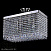 Люстра потолочная ARTGLASS LEANDRA 250x450 NICKEL CE