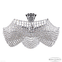 Хрустальная потолочная люстра Bohemia IVELE Crystal 778/49 Ni