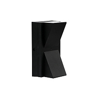 Уличный настенный светодиодный светильник Arte Lamp A6306AL-2BK