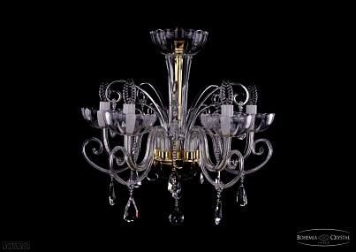 Хрустальная подвесная люстра Bohemia IVELE Crystal 1333/5/240/G