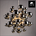 Подвесной светильник Arte Lamp MOLECULE A8313SP-9CC