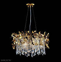 Подвесная хрустальная люстра Crystal Lux ROMEO SP6 GOLD D600