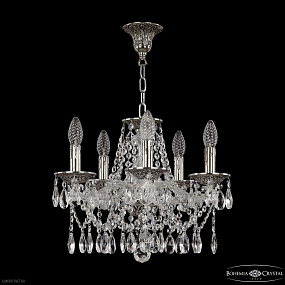 Хрустальная подвесная люстра Bohemia IVELE Crystal 16213/5/141 NB
