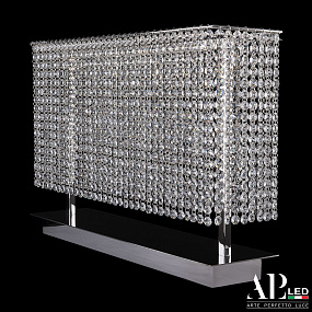 Хрустальная светодиодная настольная лампа APL LED Rimini S500.L1.60.A.3000